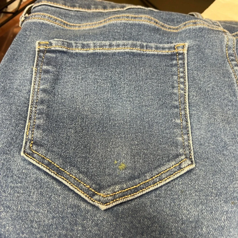 Old Navy Rockstar Jeans 16 Blue Denim Extra High Rise 360 Stretch Super Skinny